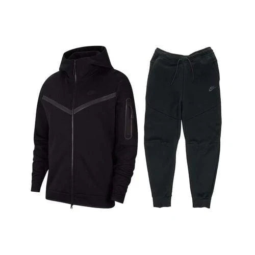 Black Nike Tech Fleece Hoodie & Joggers